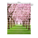 6 PCS DIY Creative Cherry Tree Beautiful Scenery Street Stairs Sticker Home Decoration, Size: 18*100cm