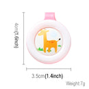 5pcs Creative Cartoon Style Child Baby Pregnant Woman color random delivery Portable Mosquito Repelling Buckle
