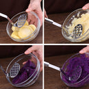 SSGP Kitchen Accessories Stainless Steel Mashed Pressed Potatoes Tools, Length: 25cm