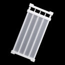 Wardrobe Storage Layered Baffle Cabinet Shelf Dormitory Partition Cupboard Partition Board, Width: 24cm, Stretch Range: 30-40cm (White)