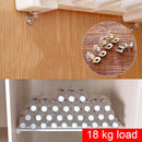 Wardrobe Storage Layered Baffle Cabinet Shelf Dormitory Partition Cupboard Partition Board, Width: 24cm, Stretch Range: 30-40cm (White)