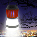 IP67 Waterproof LED Mosquito Killer Night Lamp Rechargeable Outdoor Travel Insects Flies Pest Killer with Solar Panel