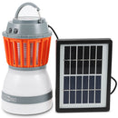 IP67 Waterproof LED Mosquito Killer Night Lamp Rechargeable Outdoor Travel Insects Flies Pest Killer with Solar Panel
