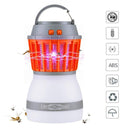 IP67 Waterproof LED Mosquito Killer Night Lamp Rechargeable Outdoor Travel Insects Flies Pest Killer with Solar Panel