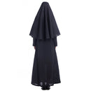 Halloween Costume Women Nun Missionary Cosplay Clothing, Size:L, Bust:108cm, Dress Length:144cm, Shoulder Width:40cm