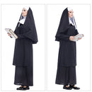 Halloween Costume Women Nun Missionary Cosplay Clothing, Size:M, Bust:100cm, Dress Length:141cm, Shoulder Width:39cm