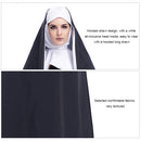 Halloween Costume Women Nun Missionary Cosplay Clothing, Size:M, Bust:100cm, Dress Length:141cm, Shoulder Width:39cm