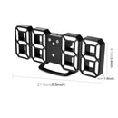Multi-Function Large 3D LED Digital Wall Alarm Clock with Snooze Function, 12/24 Hours Display for Home, Kitchen, Office, DC 5V, CE Certificated(Green)