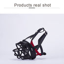 Dog Muzzle Prevent Biting Chewing and Barking Allows Drinking and Panting, Size: 8.8*8.4*11cm(Black)