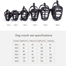 Dog Muzzle Prevent Biting Chewing and Barking Allows Drinking and Panting, Size: 11.2*10.7*14.3cm(Black)