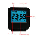 AQ-133 LCD Display Digital Travel Alarm Clock Office Table Alarm Clock With Night Light, Random Color Delivery