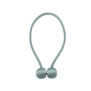 2 PCS Fashion Woven Punch-Free Beef Tendon Magnetic Buckle Curtain Strap(Lake Blue)