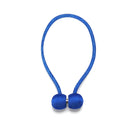 2 PCS Fashion Woven Punch-Free Beef Tendon Magnetic Buckle Curtain Strap(Blue)