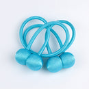 2 PCS Fashion Woven Punch-Free Beef Tendon Magnetic Buckle Curtain Strap(Baby Blue)