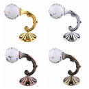 2 PCS Retro Water Wafer Head Barb Curtain Decorative Wall Hook(Gold)