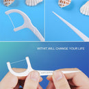 2 Boxes Fawnmum Ultra-fine Safety Flat Dental Floss Rod Toothpick Thread