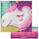 Sequin Unicorn Decorative Cushion Covers Reversible Pillow Cover, Size: 40cm x 40cm