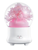 ML-824 100ML Gypsophila Flowers Aromatherapy Diffuser Air Humidifier with Colorful LED Light for Office / Home(Pink)