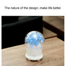 ML-824 100ML Gypsophila Flowers Aromatherapy Diffuser Air Humidifier with Colorful LED Light for Office / Home(Pink)