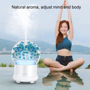 ML-824 100ML Gypsophila Flowers Aromatherapy Diffuser Air Humidifier with Colorful LED Light for Office / Home(Pink)