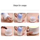 ML-824 100ML Gypsophila Flowers Aromatherapy Diffuser Air Humidifier with Colorful LED Light for Office / Home(Pink)