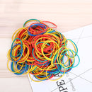 Assorted Color Sturdy Stretchable Elastic Rubber Bands School Office Supplies Stationery, 1KG Per Bag