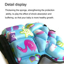 Children Outdoor Sports Roller Skating Protective Gear Hip Butt Padded Shorts Pants(Blue)