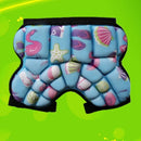 Children Outdoor Sports Roller Skating Protective Gear Hip Butt Padded Shorts Pants(Blue)