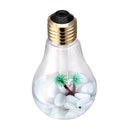 400ML Colorful Light Portable Bulb Shape Aromatherapy Air Purifier Humidifier for Home / Office / Car(Gold)