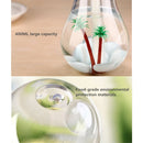 400ML Colorful Light Portable Bulb Shape Aromatherapy Air Purifier Humidifier for Home / Office / Car(Gold)