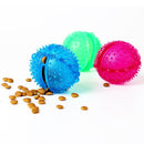 Pet Leakage Food Ball Toy Golden Retriever Puppy Molar Bite Resistant Tooth Toy, Diameter: 8cm, Random Color Delivery