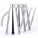 Kitchen Supplies Stainless Steel Leak-proof Oiler Jar Soy Sauce Vinegar Bottle, Small, Size:15.5*9*3.5cm