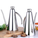 Kitchen Supplies Stainless Steel Leak-proof Oiler Jar Soy Sauce Vinegar Bottle, Small, Size:15.5*9*3.5cm