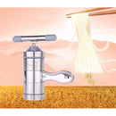 Household Stainless Steel Manual Pasta Machine Hand Pressure Noodle Machine Noodle Maker with 5 Models