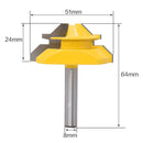 1/4 x 2 Shank Woodwork 45 Degree Engagement Tenon Cutter Blade Right Angle Accessories Knife Woodworking Tools