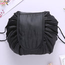 Travel Large Volume Drawstring Bag Cosmetic Sundries Storage Bag(Black)