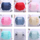 Travel Large Volume Drawstring Bag Cosmetic Sundries Storage Bag(Red)