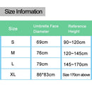 Portable UFO Cap Umbrella Automatic Folding Umbrella Creative Gifts Umbrella Student Woman Man Rain Hat, M, Umbrella Face Diameter:76cm, Suitable Height:120-145cm(Blue)