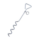Stainless Steel Dog Spiral Tie Out 360 Degree Rotation Anti Wrap Fixed Pile Outdoor Camping Stake, Size:42cm*8mm