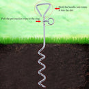 Stainless Steel Dog Spiral Tie Out 360 Degree Rotation Anti Wrap Fixed Pile Outdoor Camping Stake, Size:42cm*8mm