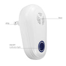4W Electronic Ultrasonic Anti Mosquito Rat Mouse Cockroach Insect Pest Repeller, US Plug, AC 90-250V(White)
