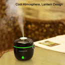 Rice Cooker Shape Mini LED Light Air Humidifier for Home & Office(Black)