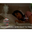 Rice Cooker Shape Mini LED Light Air Humidifier for Home & Office(White)