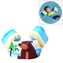 Grey Bear Pattern Children Swimming Lifesaving Equipment Buoyancy Swimsuit Vest Sleeves Back Floating Arm Swim Rings Snorkeling Suit, Size: 86cm, Suitable for 2-7 Years of Age, Buoyancy Within 10-30kg Baby Use