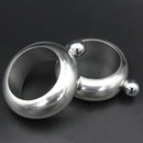 Fashion Creative 100ML Thickened Stainless Steel Bracelet Jug 3.5 Oz(Silver)