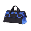 Multi-function Oxford Cloth Electrician Belt Pouch Maintenance Tools Handbag Shoulder Bag Convenient Hardware Tool Bag, Size : 14 inch(Blue)