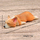 Home Decoration Lovely Rrunk on Sleep Corgi 3D Magnetic Buckle Fridge Paste