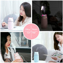 Creative Mini Portable Polar Bear Shape Mute Desktop Air Humidifier with Extended USB Port, Capacity: 320ml, DC 5V(Blue)