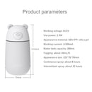 Creative Mini Portable Polar Bear Shape Mute Desktop Air Humidifier with Extended USB Port, Capacity: 320ml, DC 5V(White)