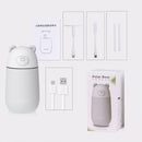 Creative Mini Portable Polar Bear Shape Mute Desktop Air Humidifier with Extended USB Port, Capacity: 320ml, DC 5V(White)